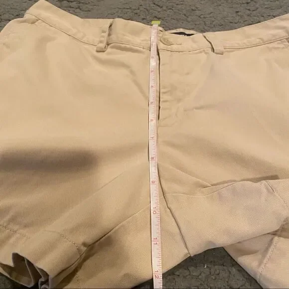 Ralph Lauren Sport Khaki Flat Front Shorts Size 8 - Picture 6 of 10